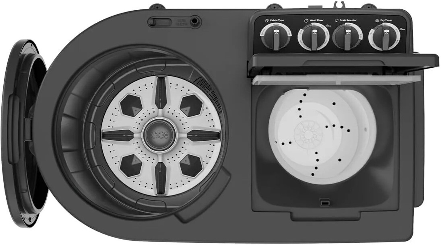 Image of Whirlpool 8.5 kg Semi Automatic Top Load Washing Machine Grey