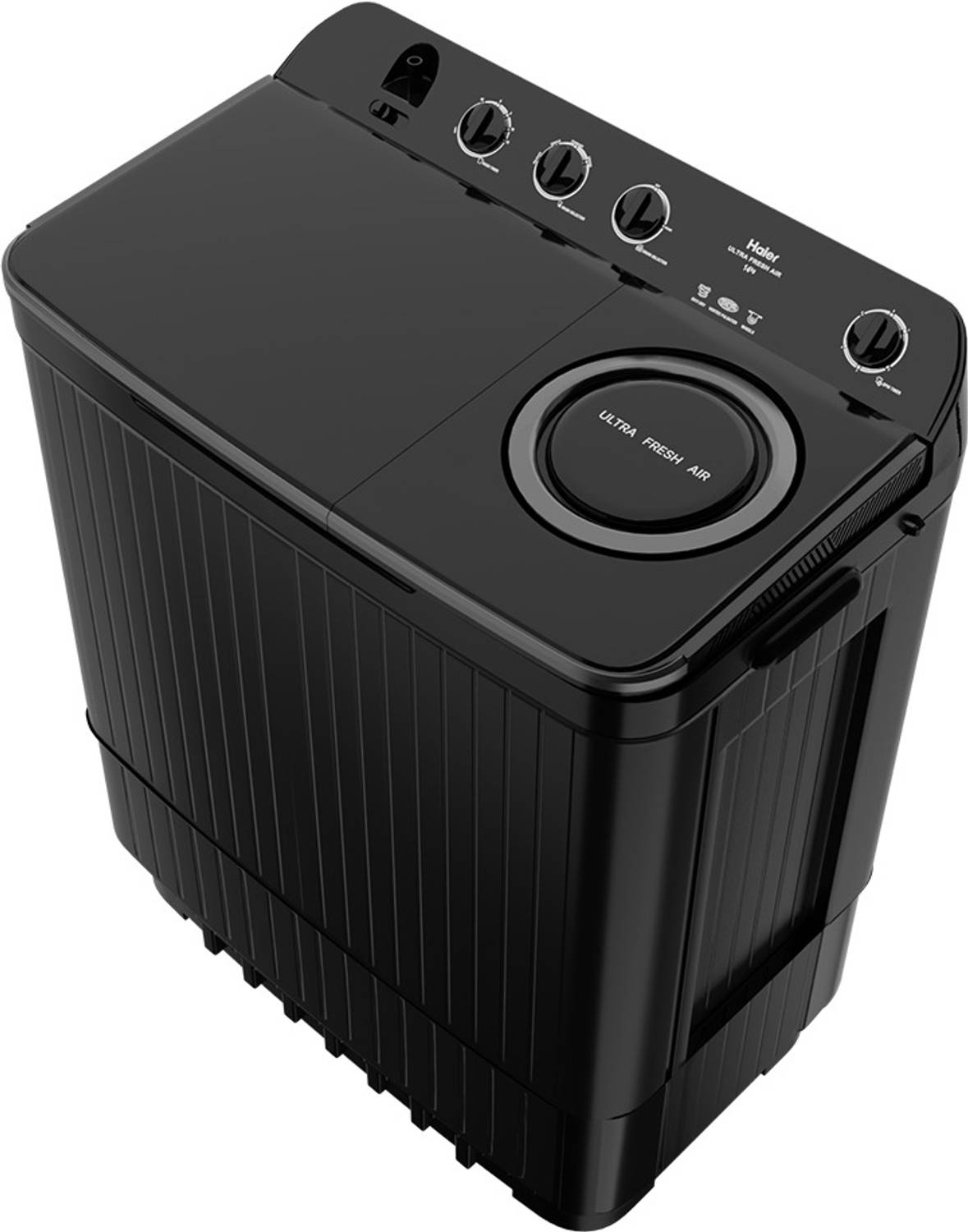 Haier 14 kg Semi Automatic Top Load Washing Machine Black - Image 4