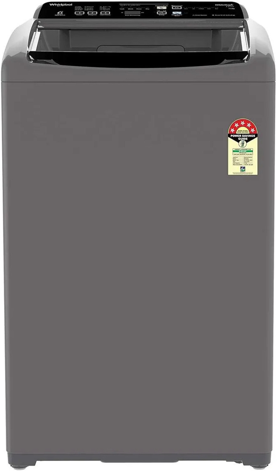 Image of Whirlpool 7.5 kg Fully Automatic Top Load Washing Machine Grey