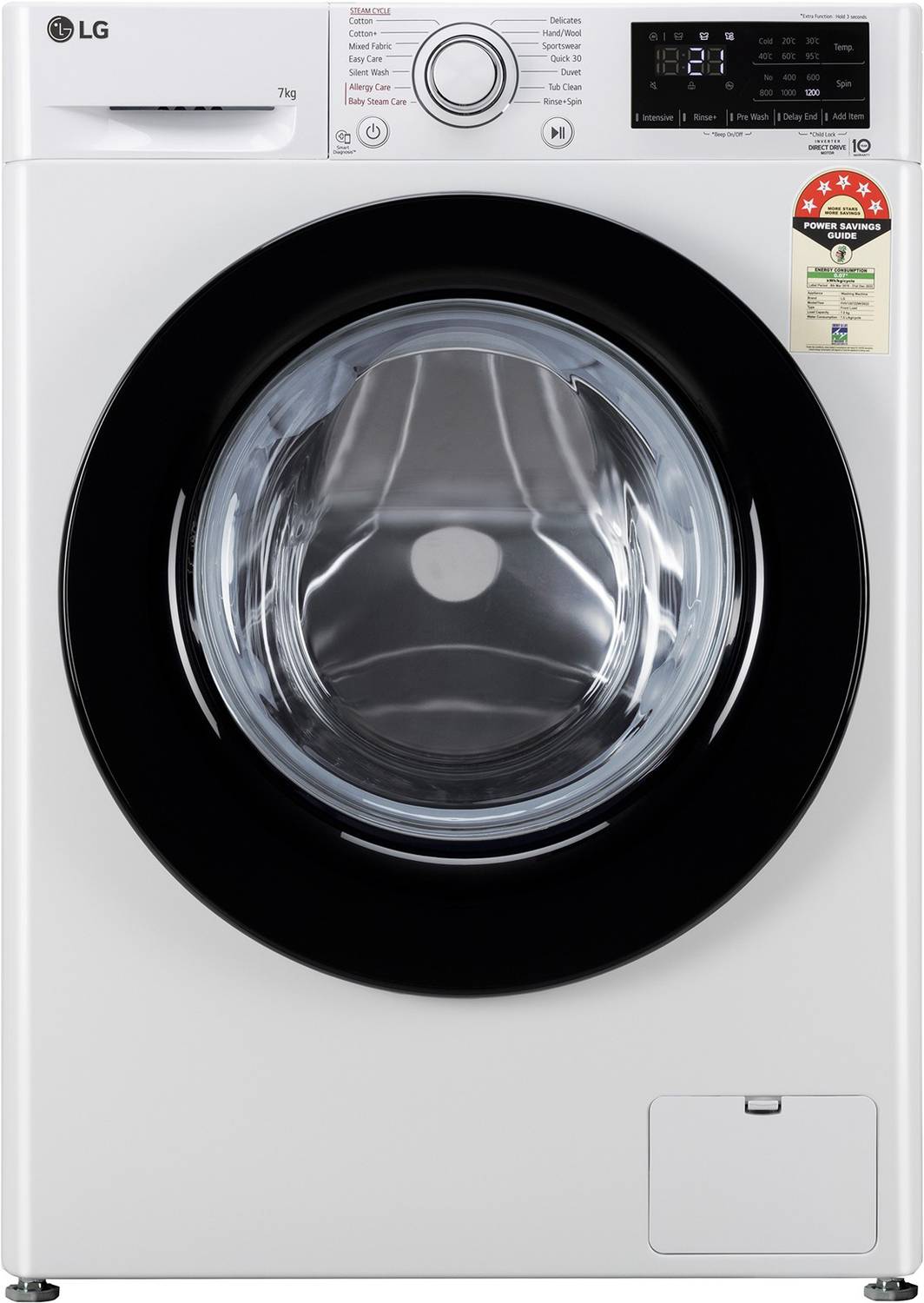 LG 7 kg AI Direct Drive Technology Fully Automatic Front Load wit
