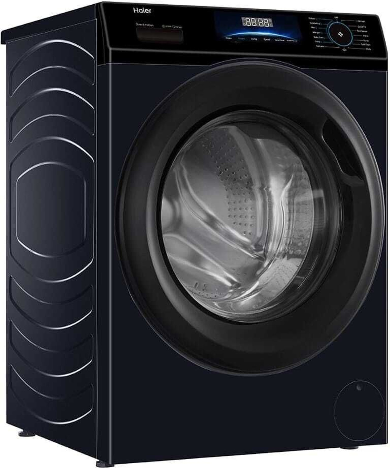 Image of Haier 9 kg Fully Automatic Front Load Washing Machine with In-built Heater Black