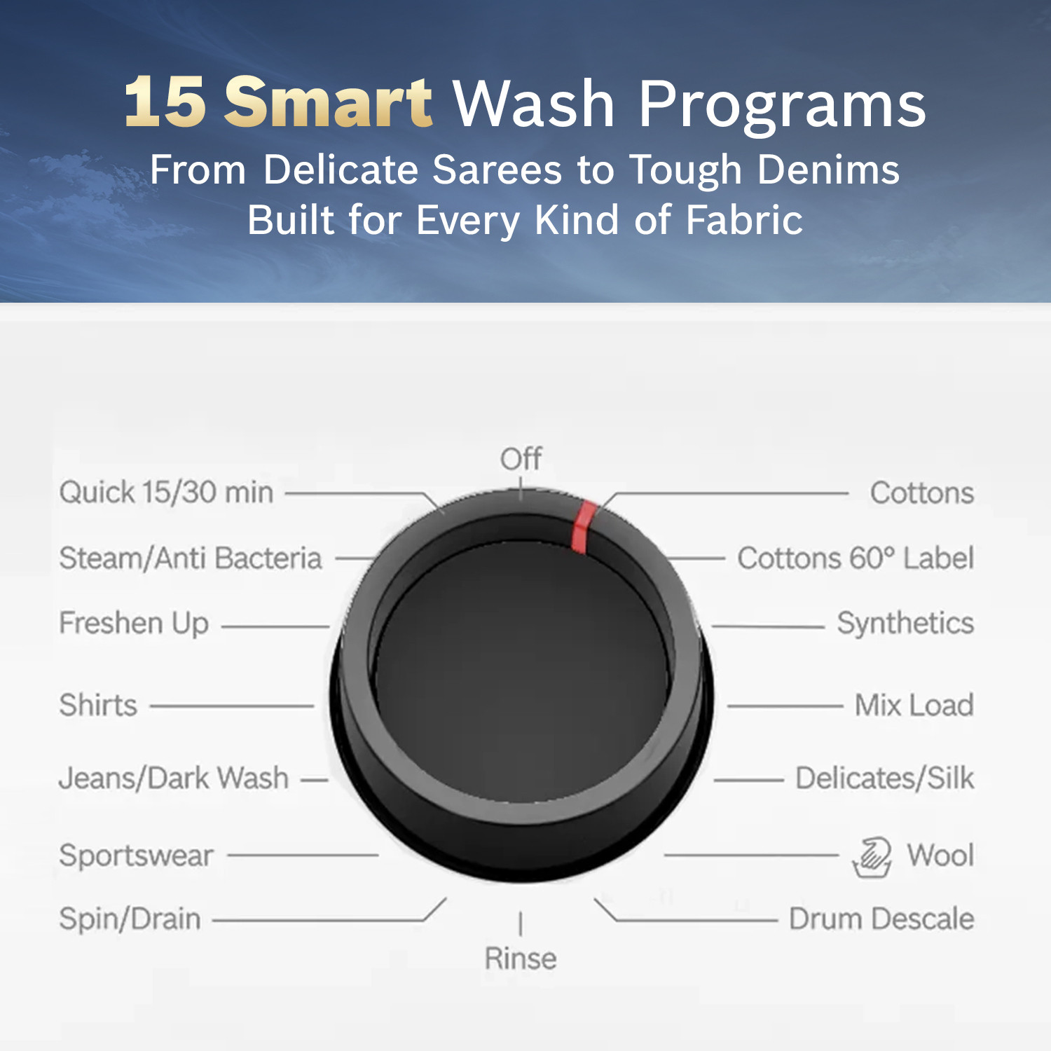 Image of BOSCH 8 kg Fully Automatic Front Load Washing Machine with In-built Heater White