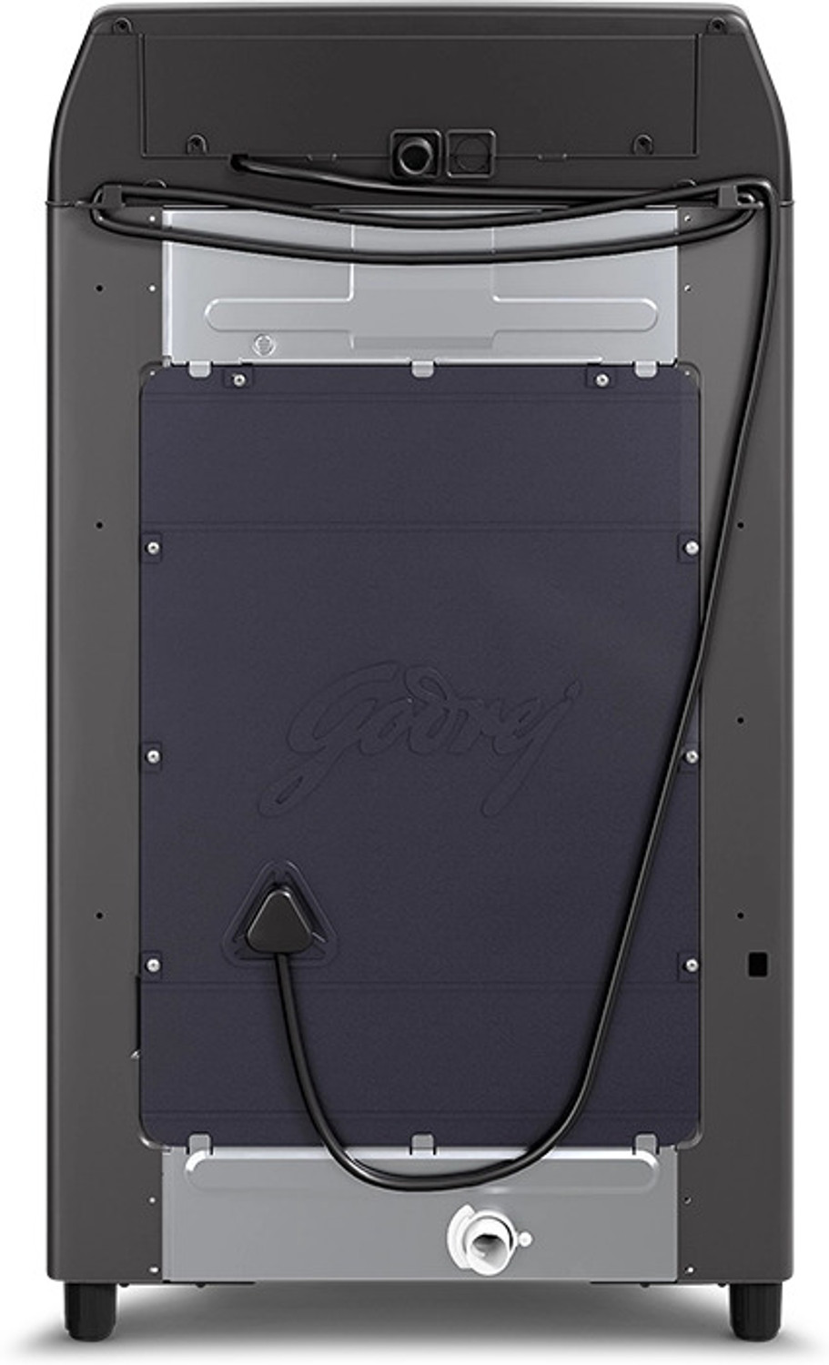 Image of Godrej 8 kg Fully Automatic Top Load Washing Machine with In-built Heater Black