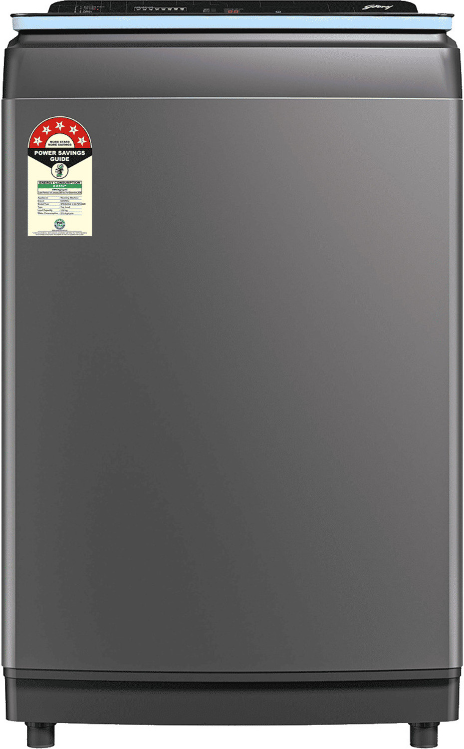 Image of Godrej 12 kg Fully Automatic Top Load Washing Machine with In-built Heater Grey