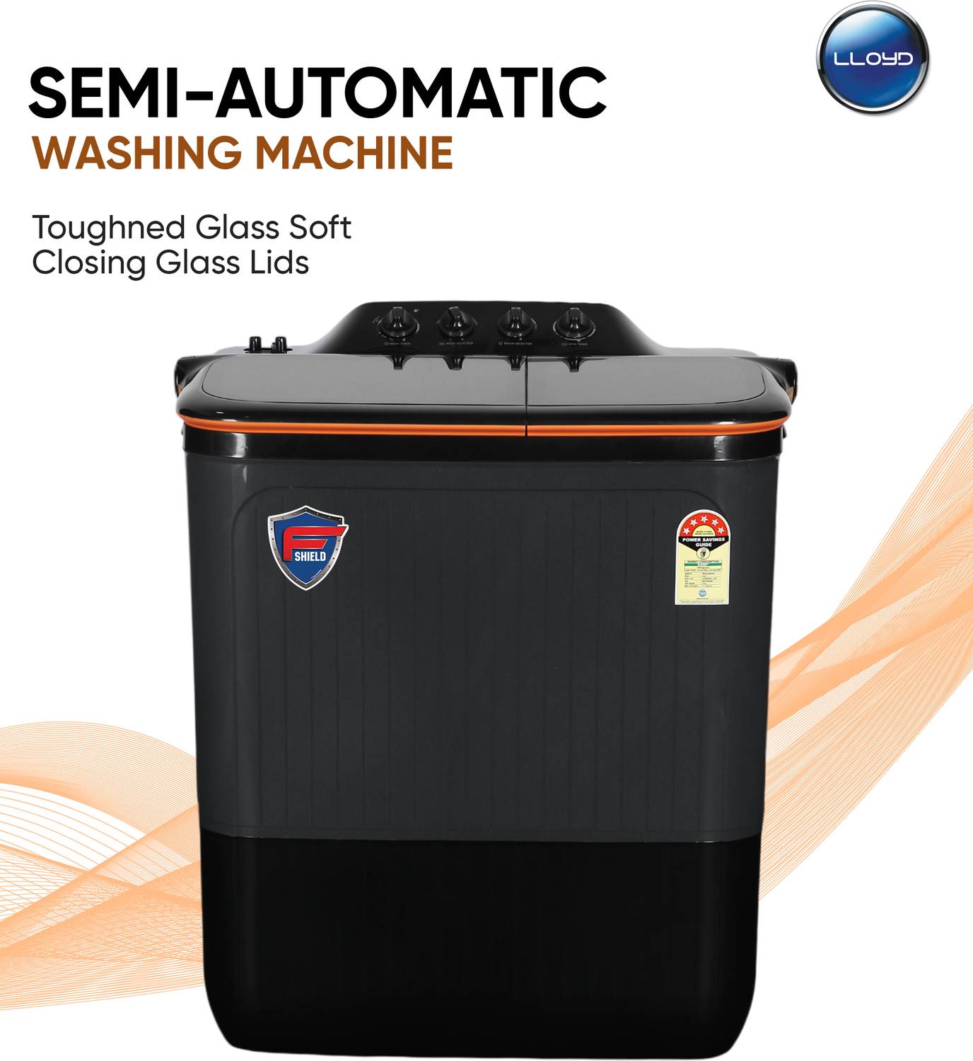 Lloyd 8 kg Semi Automatic Top Load Washing Machine Grey, Orange Price in India - Buy Lloyd 8 kg Semi Automatic Top Load Washing Machine Grey, Orange online at Flipkart.com