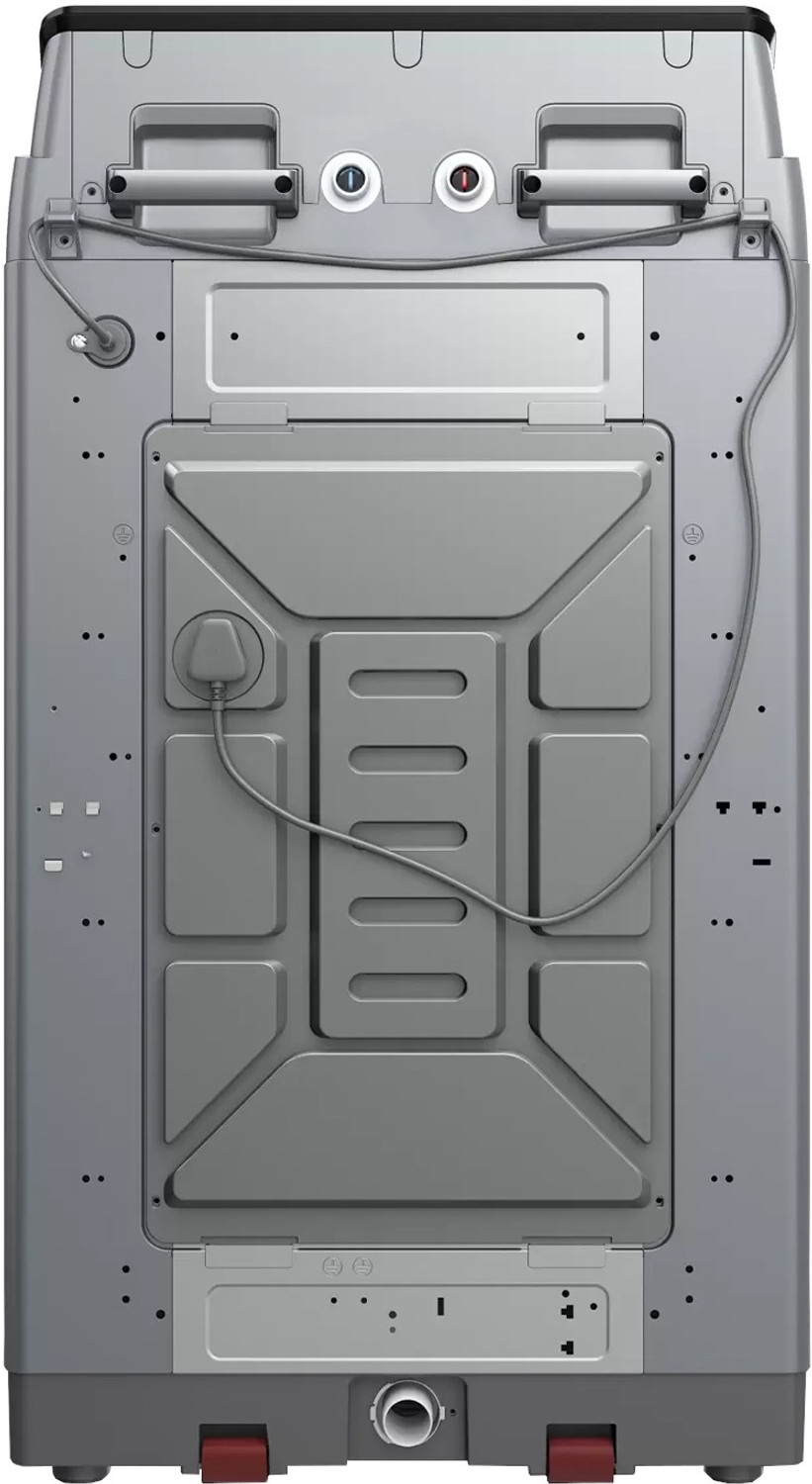 Image of BOSCH 8 kg Fully Automatic Top Load Washing Machine with In-built Heater Black, Grey