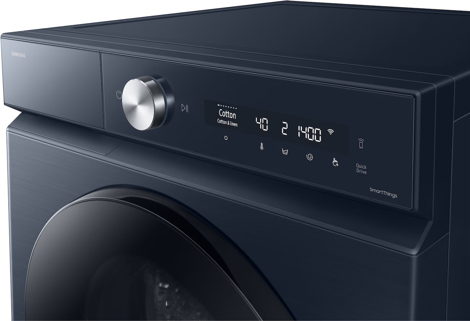 Image of Samsung 12 kg Fully Automatic Front Load Washing Machine with In-built Heater Blue