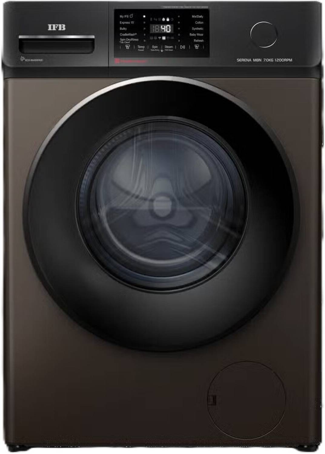 IFB 7 kg Fully Automatic Front Load with In-built Heater Brown (S