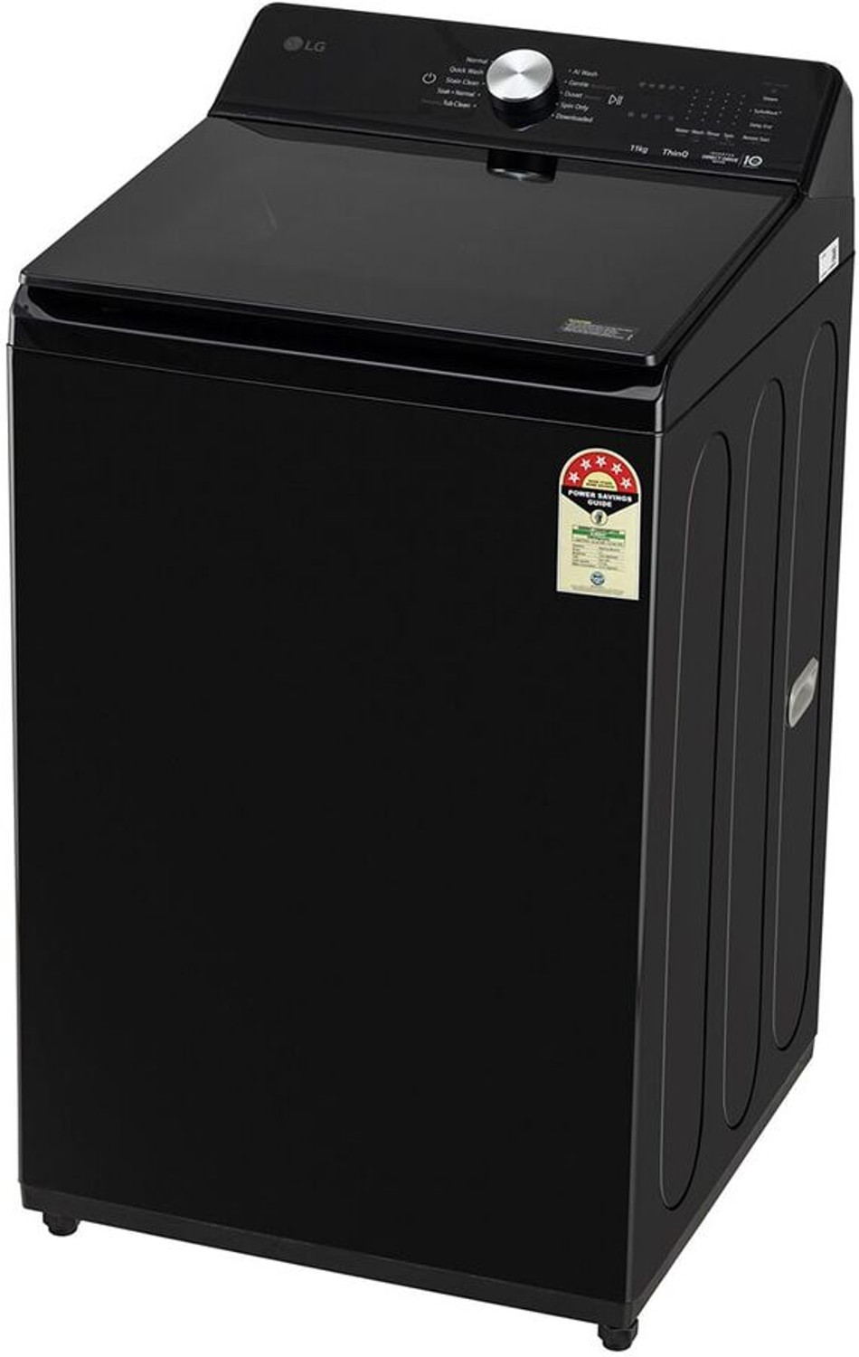 Image of LG 11 kg Fully Automatic Top Load Washing Machine with In-built Heater Black