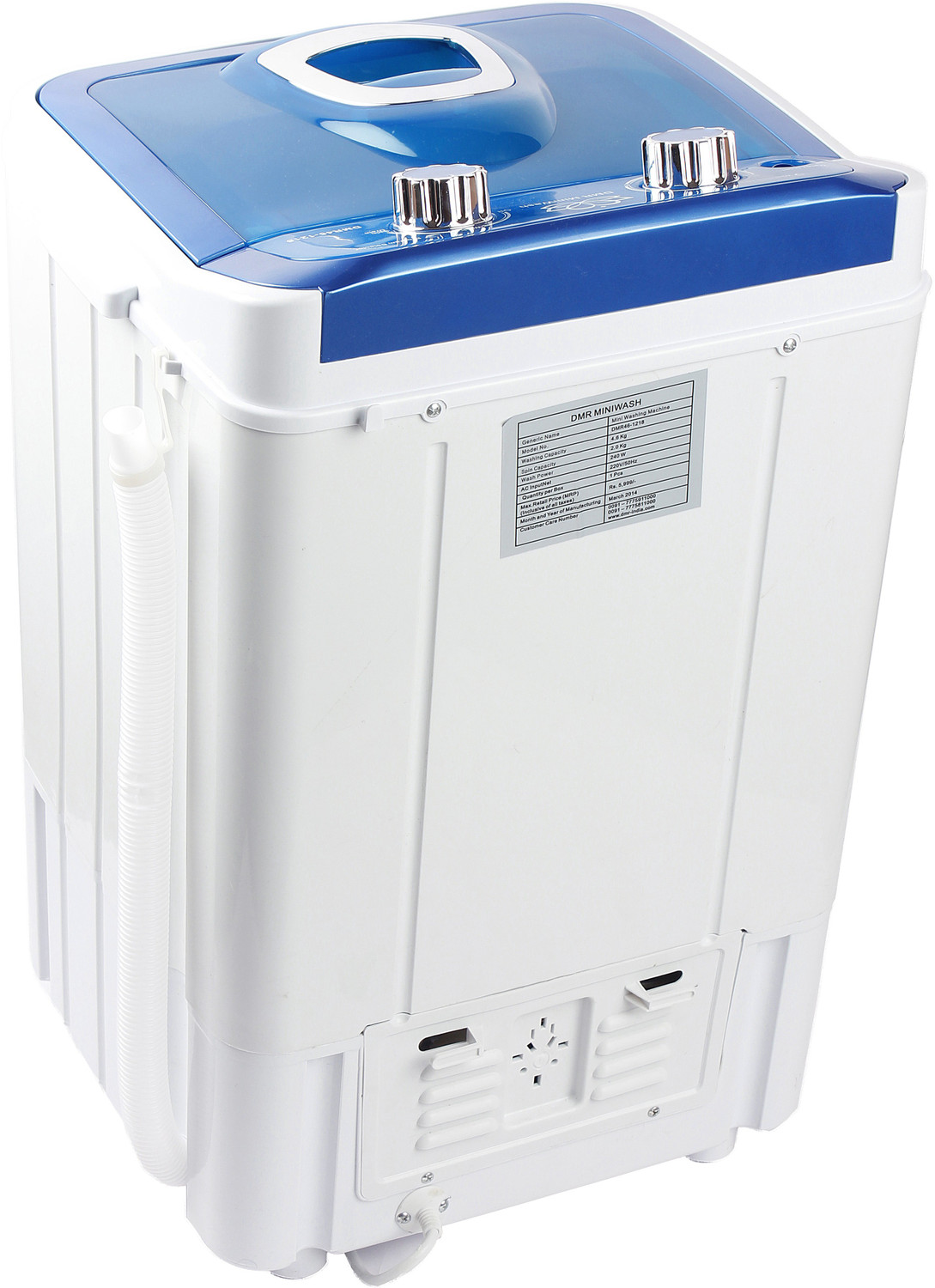 Image of DMR 4.6 /2 kg Washer with Dryer Ready to Wear Clothes Blue