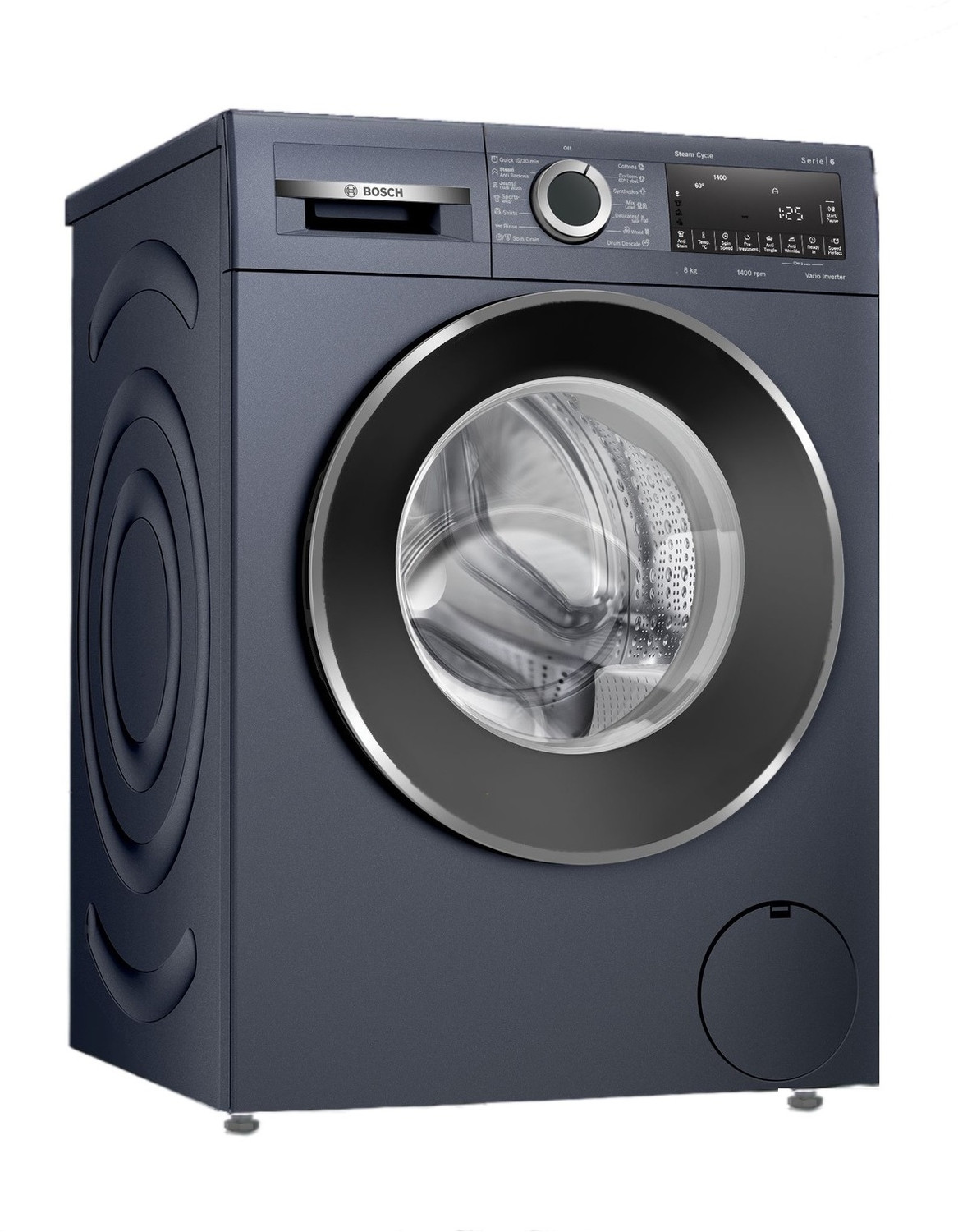 Image of BOSCH 8 kg Fully Automatic Front Load with In-built Heater Blue (WGA2341PIN)