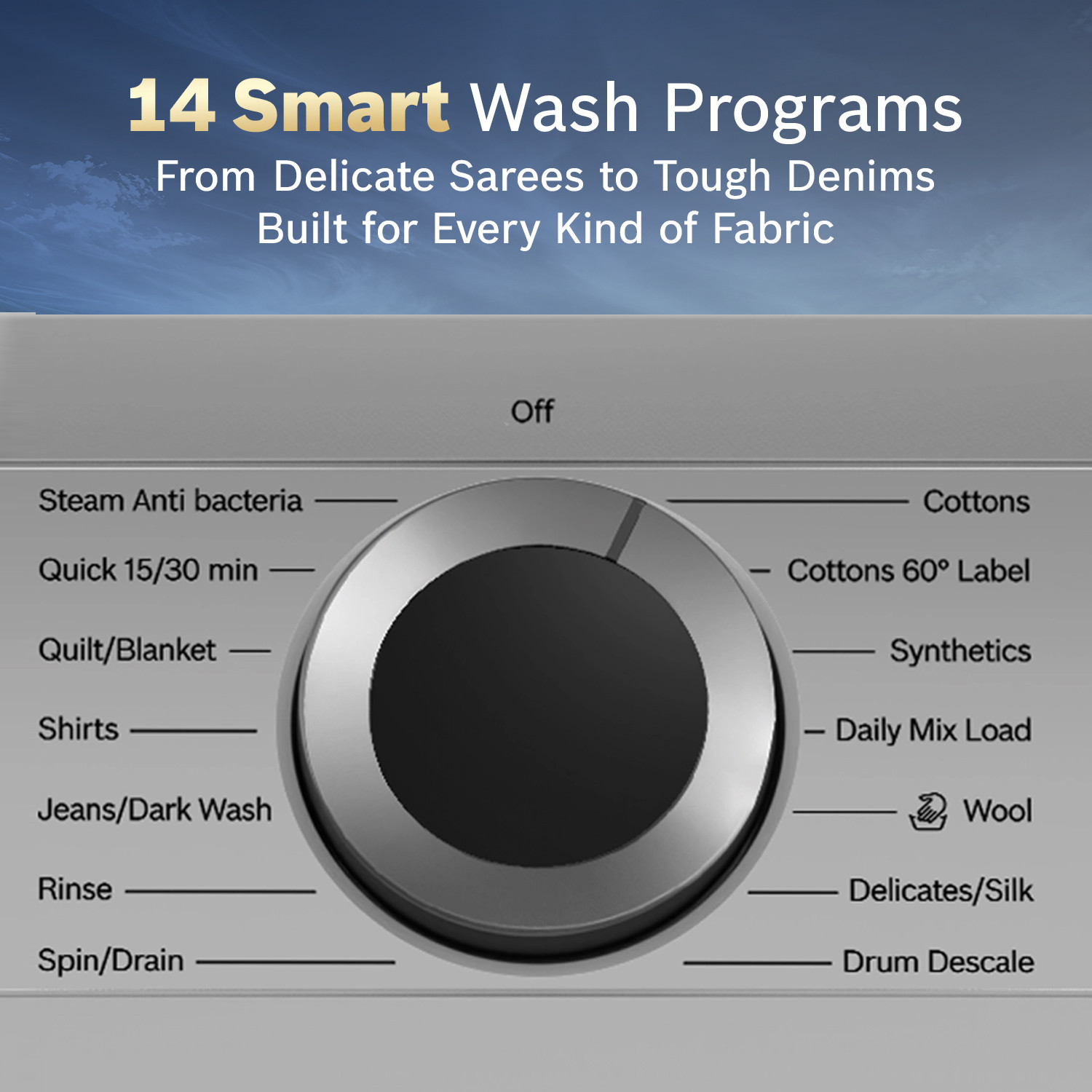 Image of BOSCH 12 kg Fully Automatic Front Load Washing Machine with In-built Heater Silver