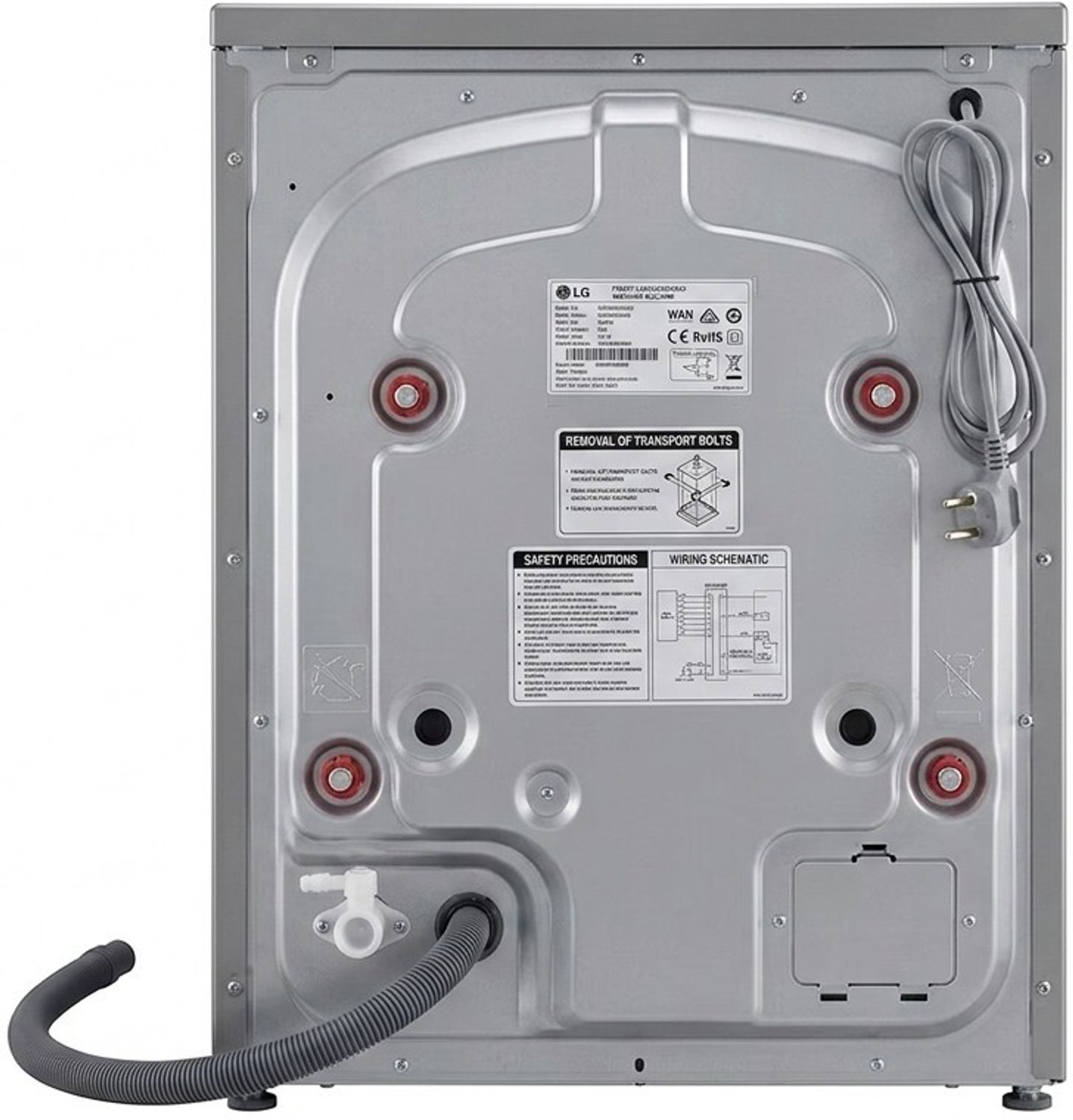 Image of LG 8 kg Fully Automatic Front Load Silver (FHB1208Z4P)