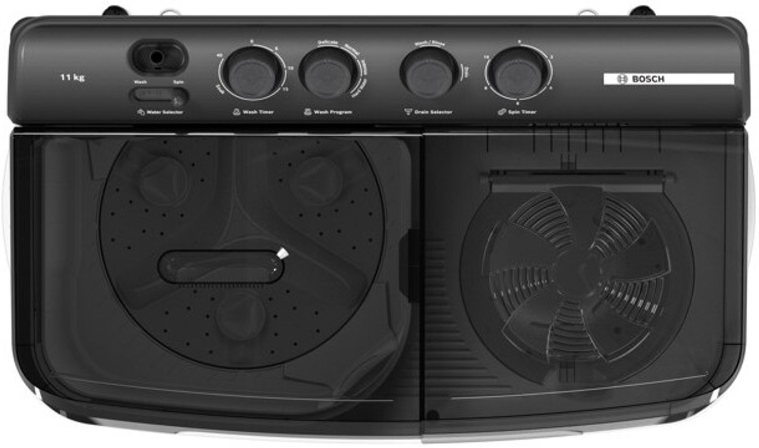 Image of BOSCH 11 kg Semi Automatic Top Load Washing Machine White