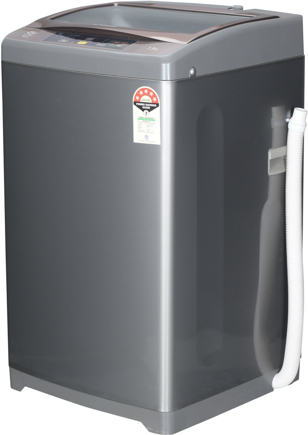 Image of Haier 7.5 kg Fully Automatic Top Load Washing Machine Grey