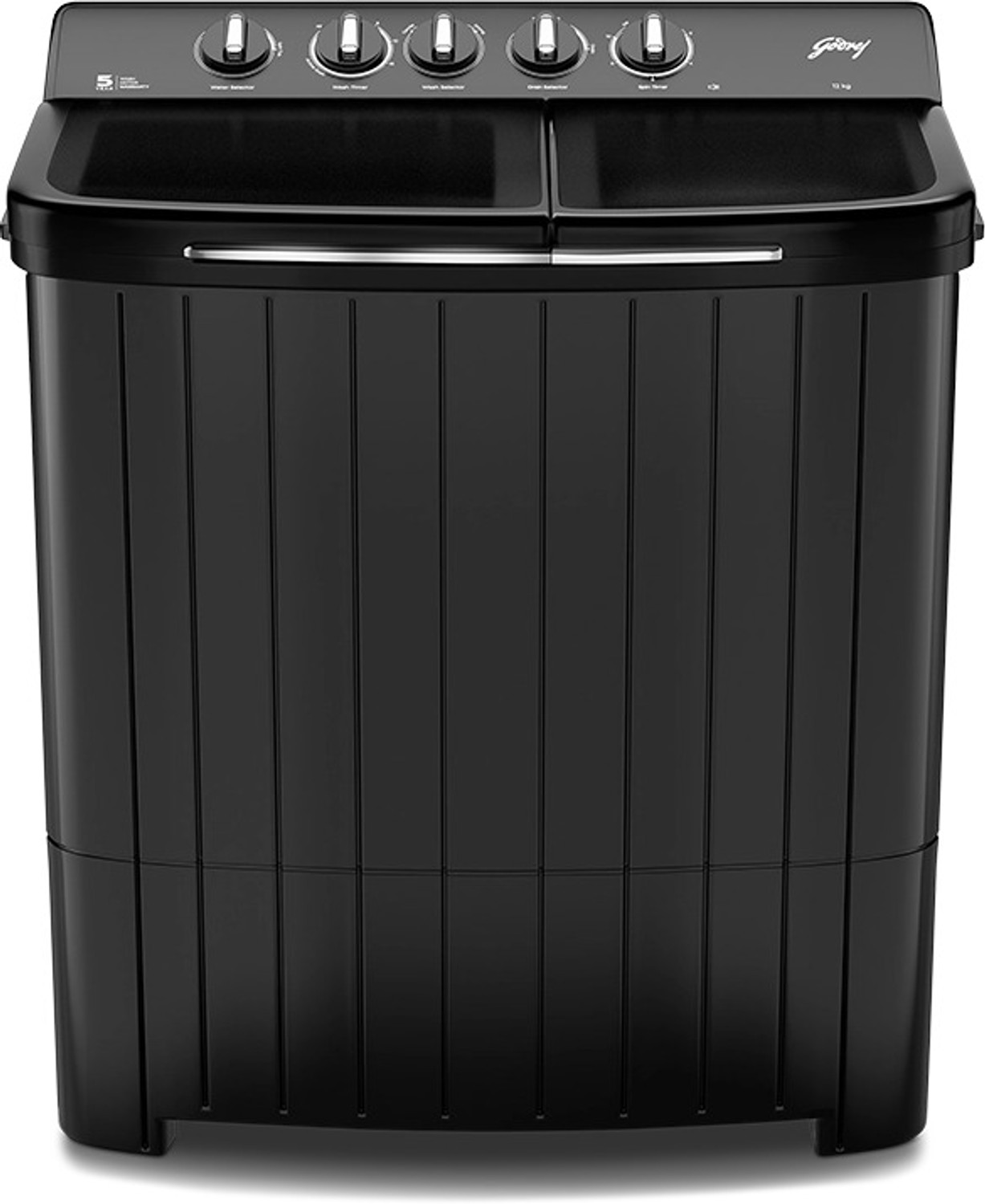 Image of Godrej 12 kg Semi Automatic Top Load Washing Machine Grey