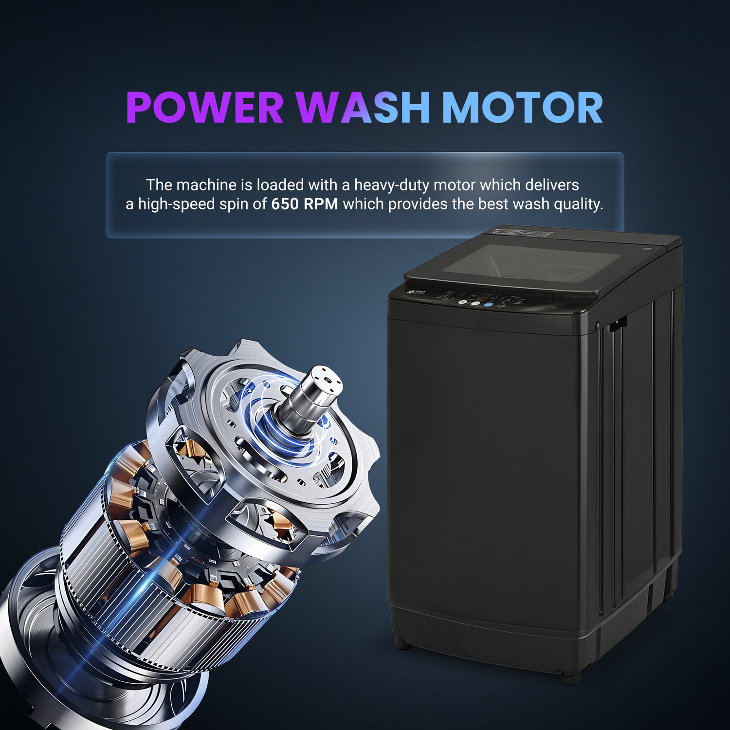 Image of ONIDA 8 kg 5 Star With Staineless Steel Drum, Air Dryer, Magic Filter Fully Automatic Top Load Washing Machine Black