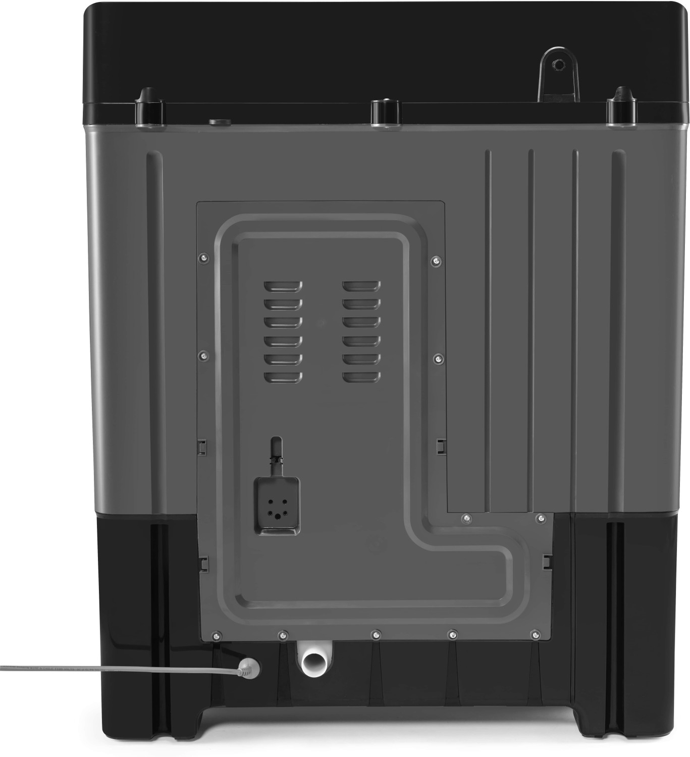 Image of Voltas Beko 9 kg Semi Automatic Top Load Washing Machine Black, Grey
