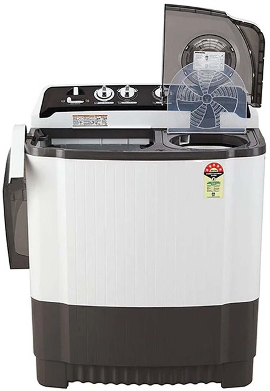 Image of LG 8 kg Semi Automatic Top Load Washing Machine Grey, White