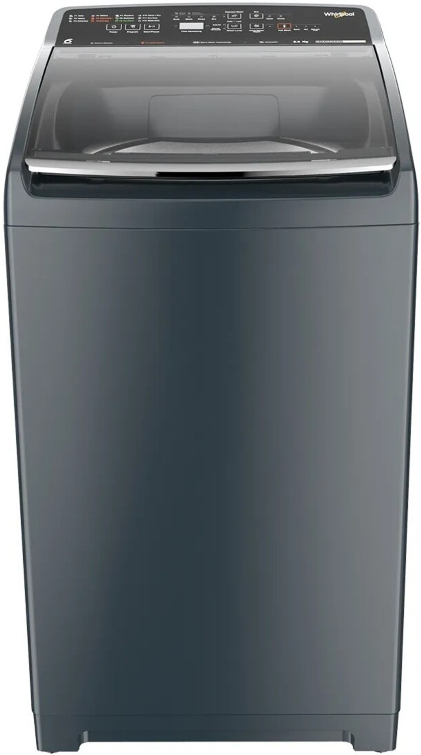 Image of Whirlpool 8.5 kg Fully Automatic Top Load Washing Machine with In-built Heater Grey