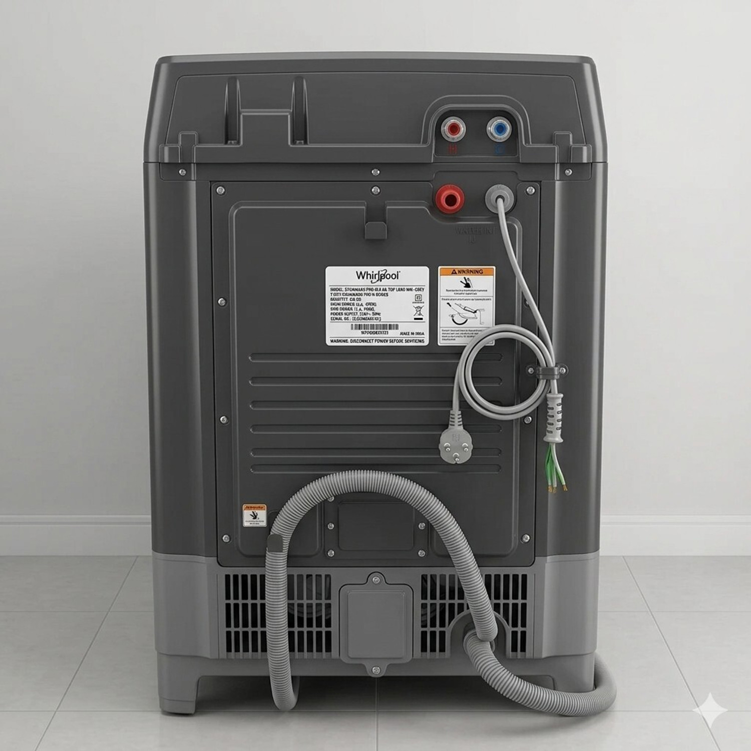 Image of Whirlpool 8 Kg Fully Automatic Top Load Washing Machine with In-built Heater Grey