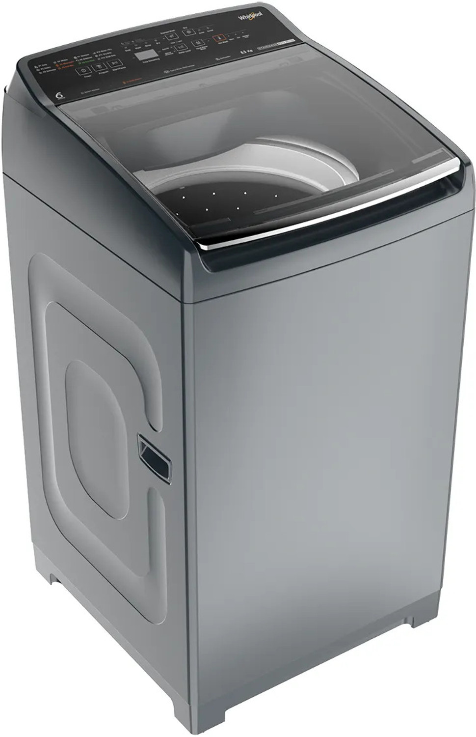 Image of Whirlpool 8.5 kg Fully Automatic Top Load Washing Machine with In-built Heater Grey