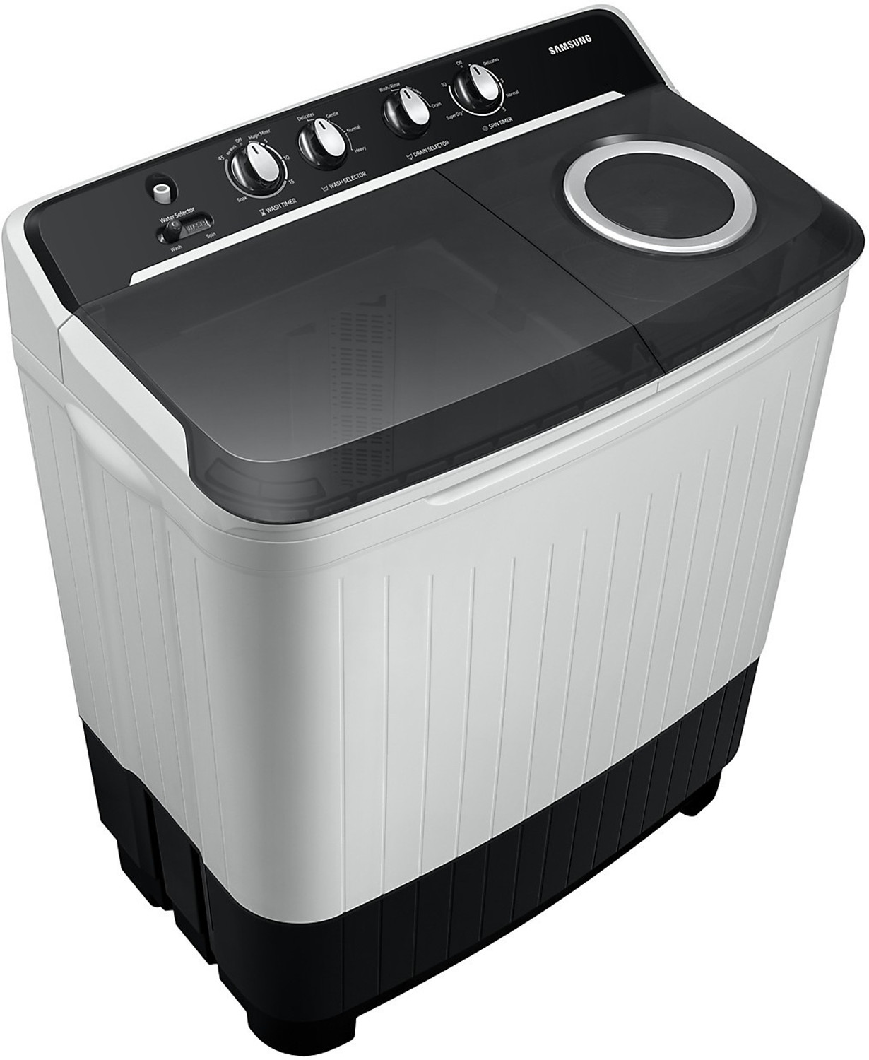 Image of Samsung 9 kg Semi Automatic Top Load Washing Machine with In-built Heater Grey