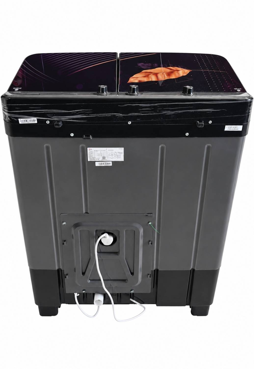 Akai 7.5 kg Semi Auto Top Load Grey Washing Machine - Image 5