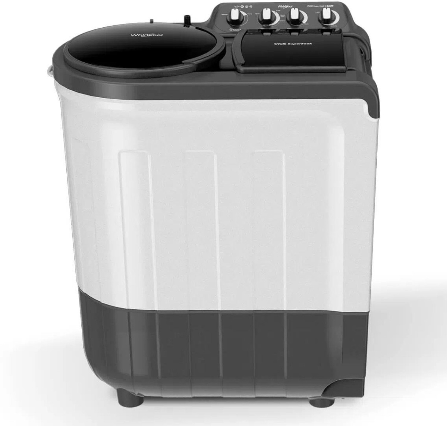 Image of Whirlpool 7 kg Semi Automatic Top Load Washing Machine Grey