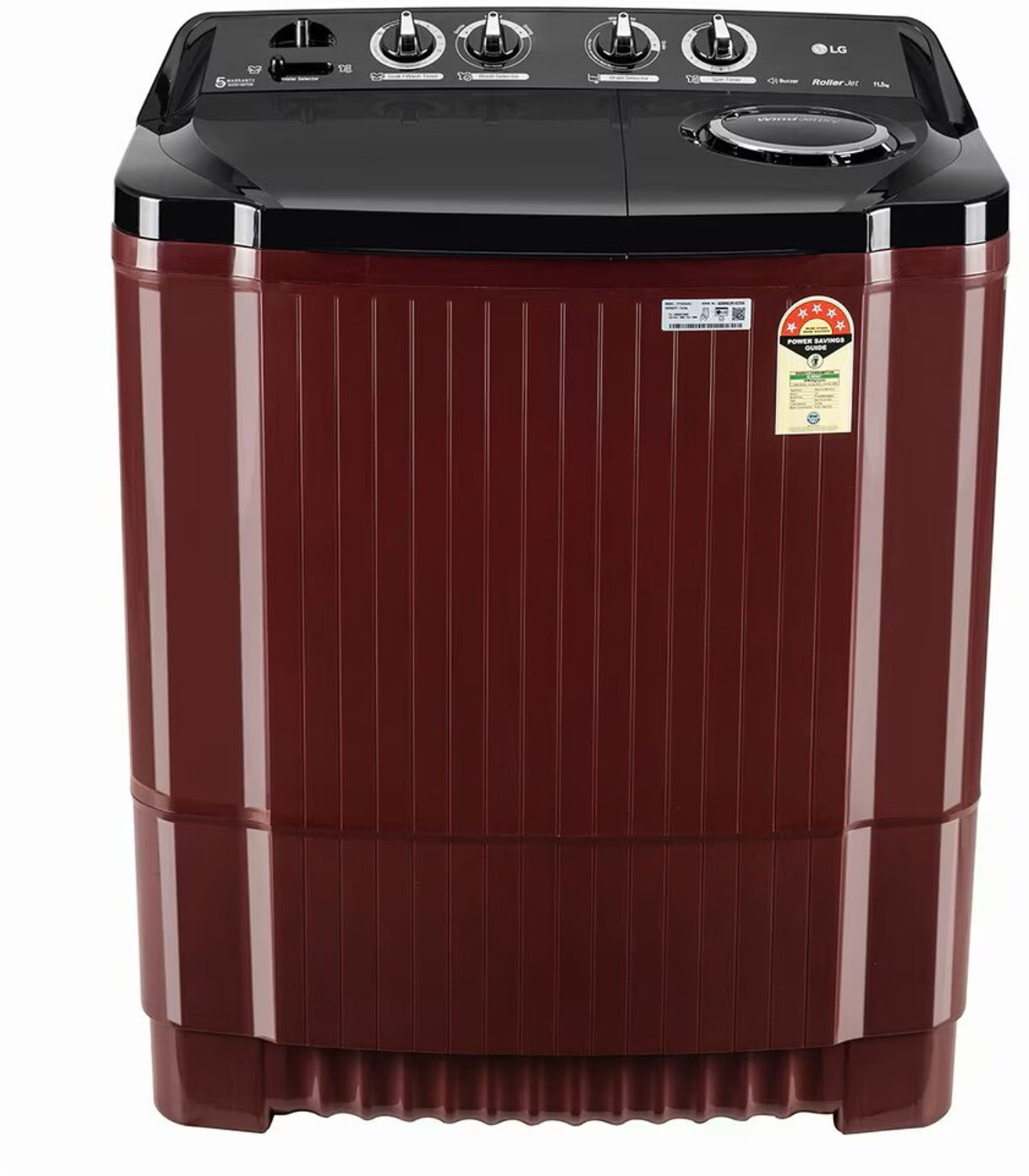 Image of LG 11.5 kg Semi Automatic Top Load Washing Machine Red