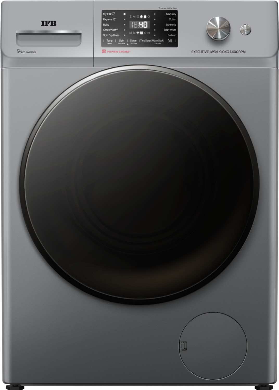 Image of IFB 9 kg Fully Automatic Front Load Washing Machine Silver