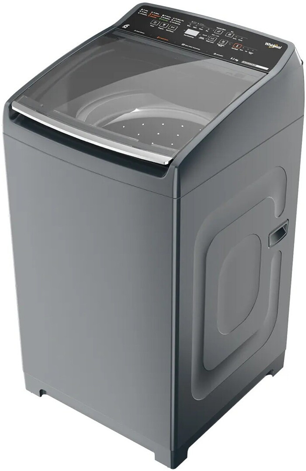 Image of Whirlpool 8.5 kg Fully Automatic Top Load Washing Machine with In-built Heater Grey