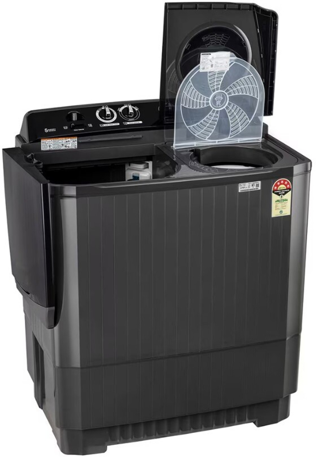 Image of LG 8.5 kg Semi Automatic Top Load Washing Machine Black