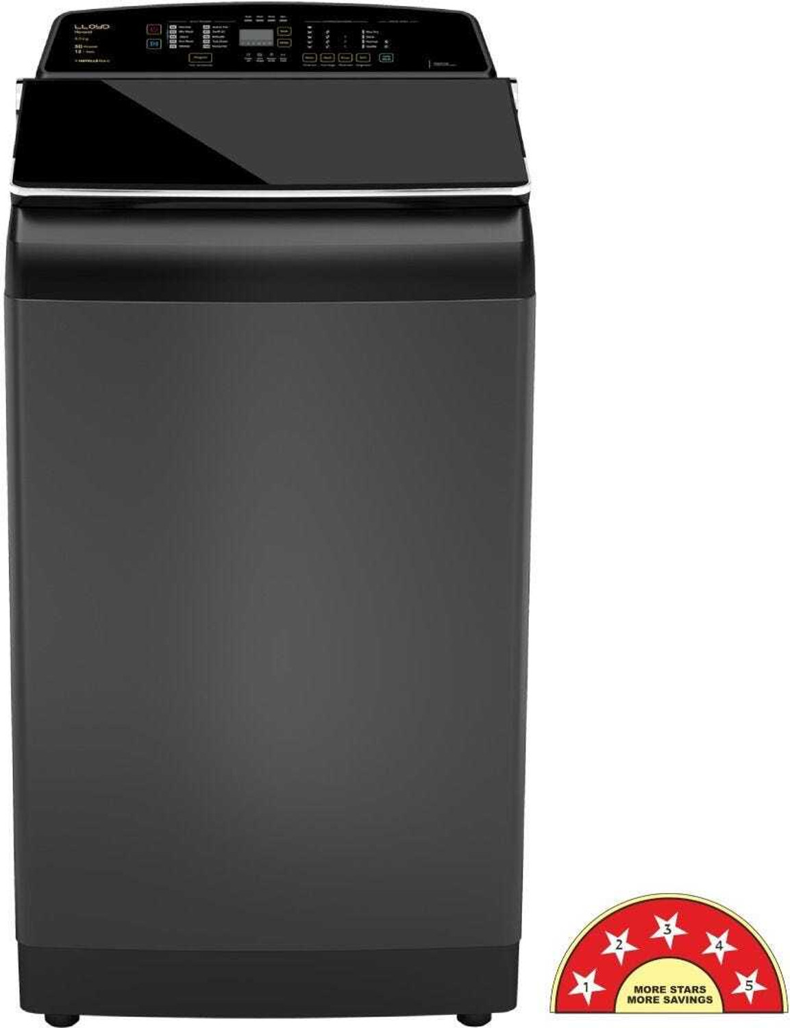 Image of HAVELLS 8.5 kg Fully Automatic Top Load Washing Machine with In-built Heater Black