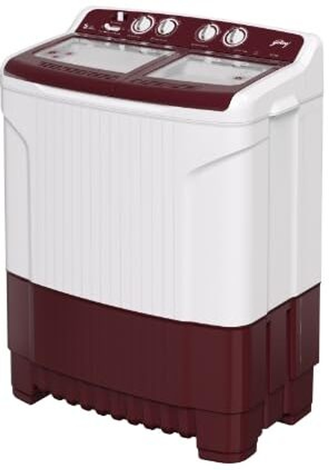 Image of Godrej 8.5 kg Semi Automatic Top Load Washing Machine Red