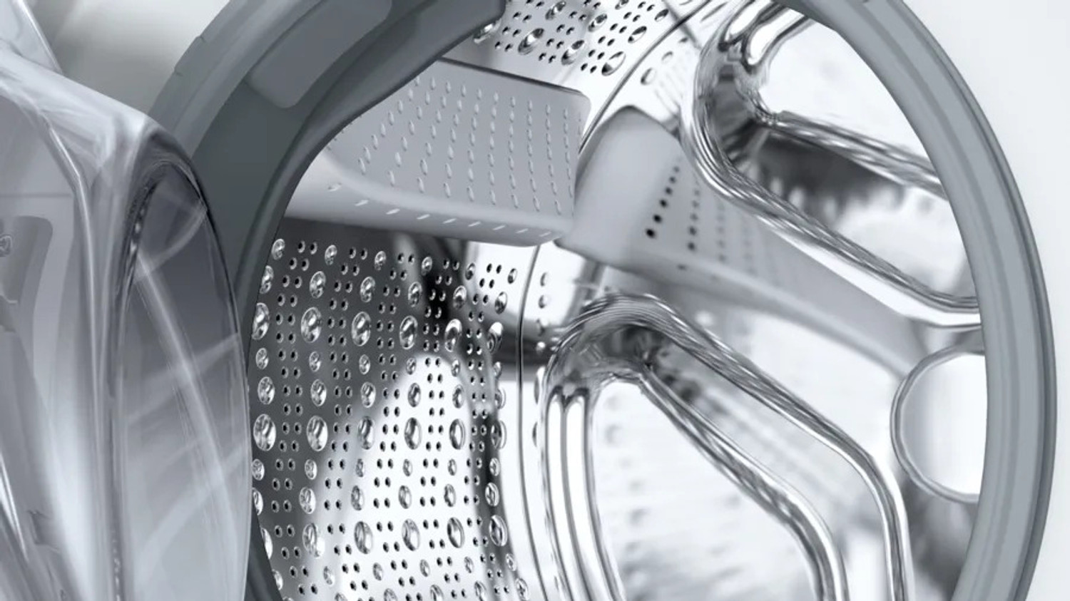 Image of BOSCH 8 kg Fully Automatic Front Load Washing Machine with In-built Heater White