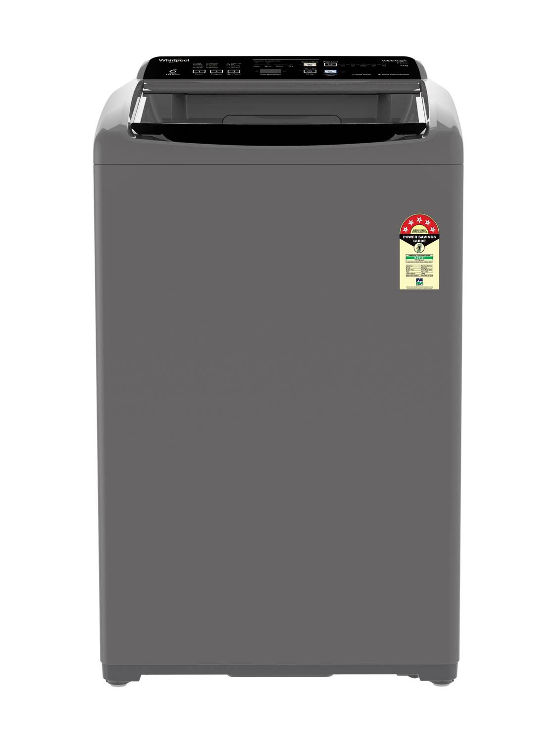 Whirlpool 7.5 kg 5 Star, Hard Water wash Fully Automatic Top Load Grey