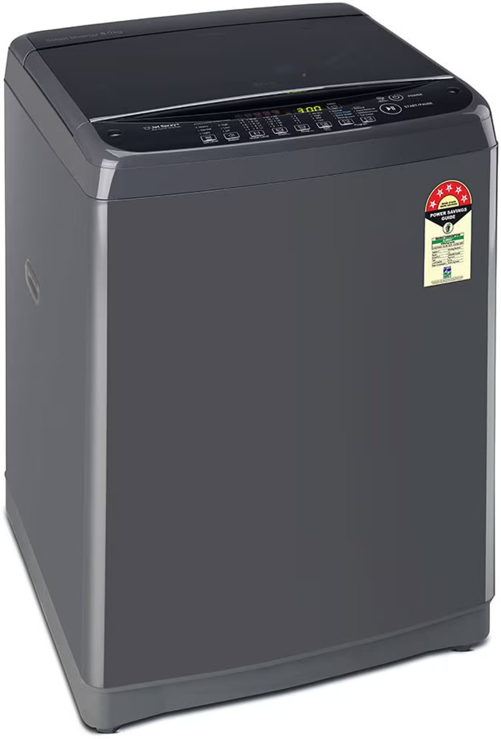 Image of LG 8 kg Fully Automatic Top Load Washing Machine Black