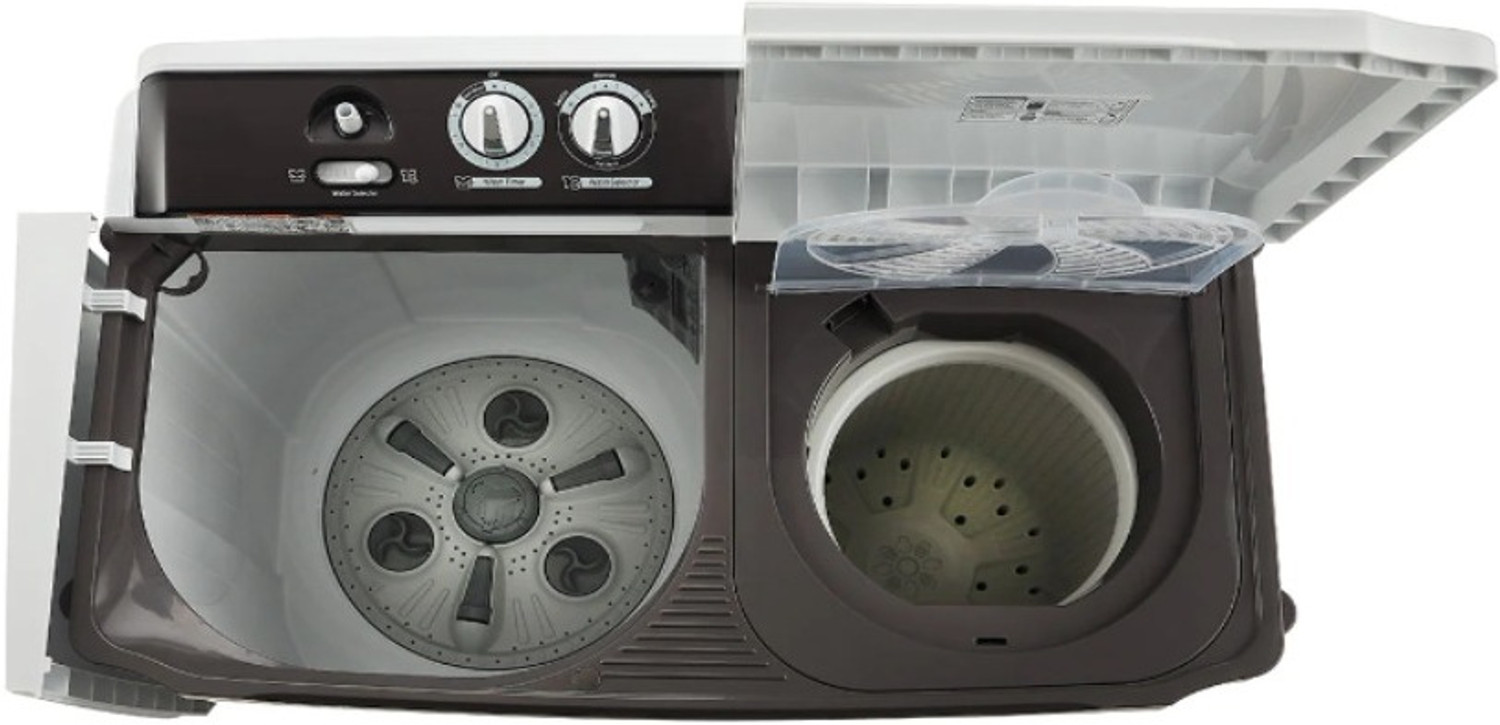 Image of LG 10 kg Semi Automatic Top Load Washing Machine Grey, White