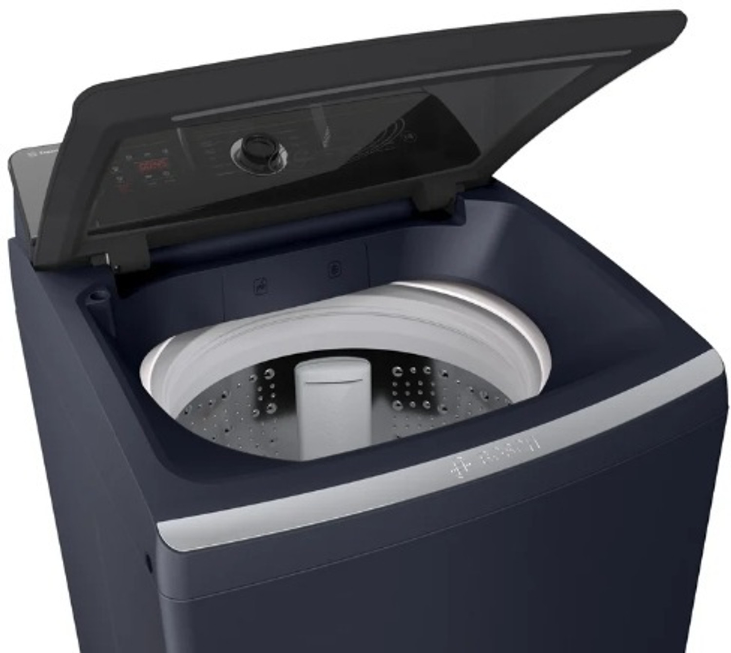 Image of BOSCH 11 kg Fully Automatic Top Load Washing Machine with In-built Heater Blue, Black