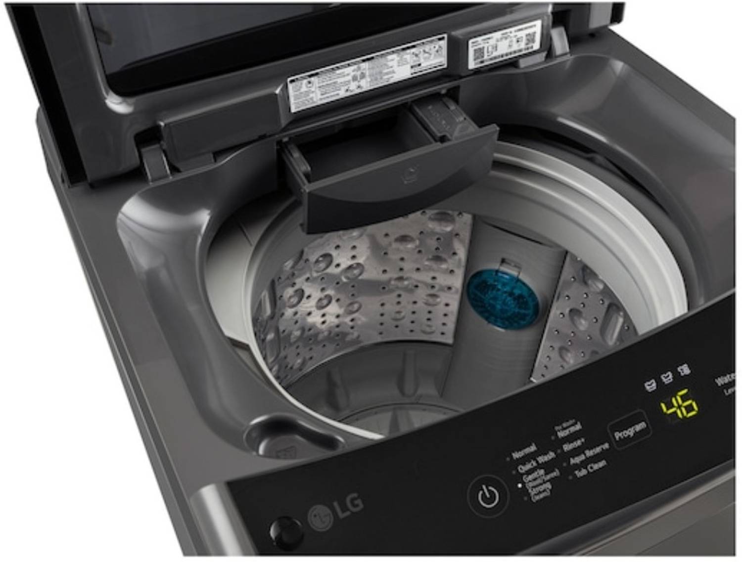 LG 7 kg 5 Star Smart Inverter Top Load Washing Machine (Black) - Image 5
