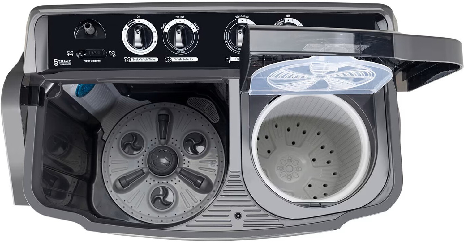 Image of LG 9.5 kg Semi Automatic Top Load Washing Machine Black