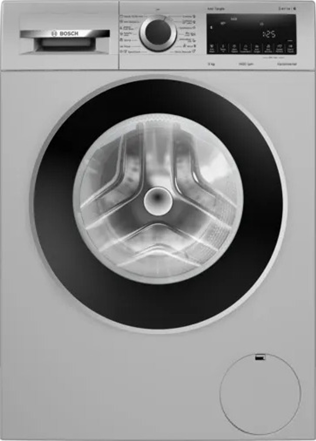 Image of BOSCH 8 kg Fully Automatic Front Load with In-built Heater Silver (WGA1340SIN)