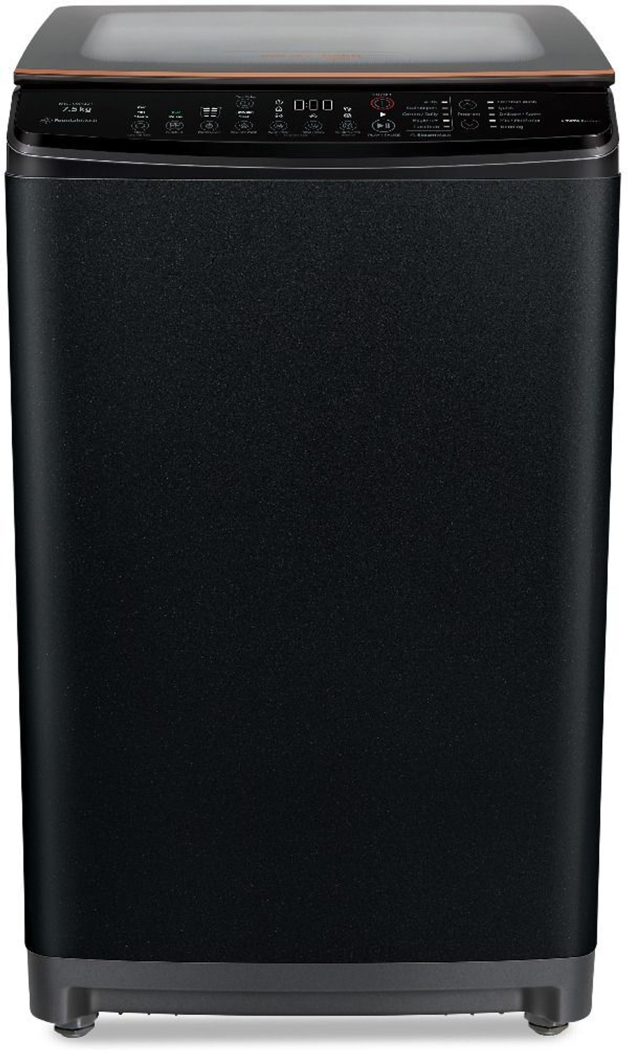 Image of Voltas Beko 8.5 kg Fully Automatic Top Load Washing Machine with In-built Heater Black