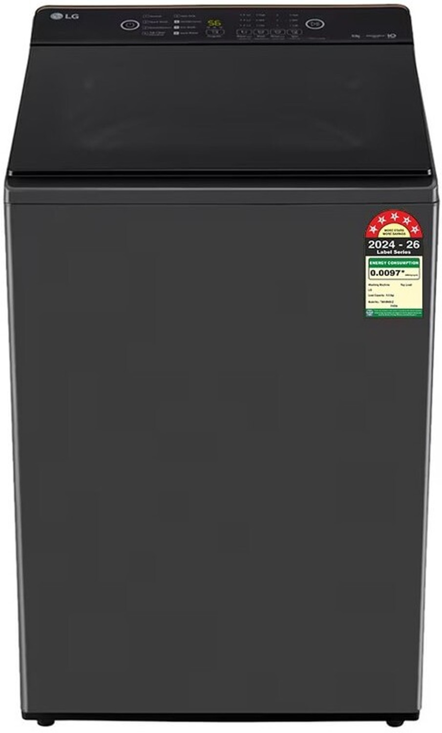 Image of LG 9 kg Fully Automatic Top Load Washing Machine Black