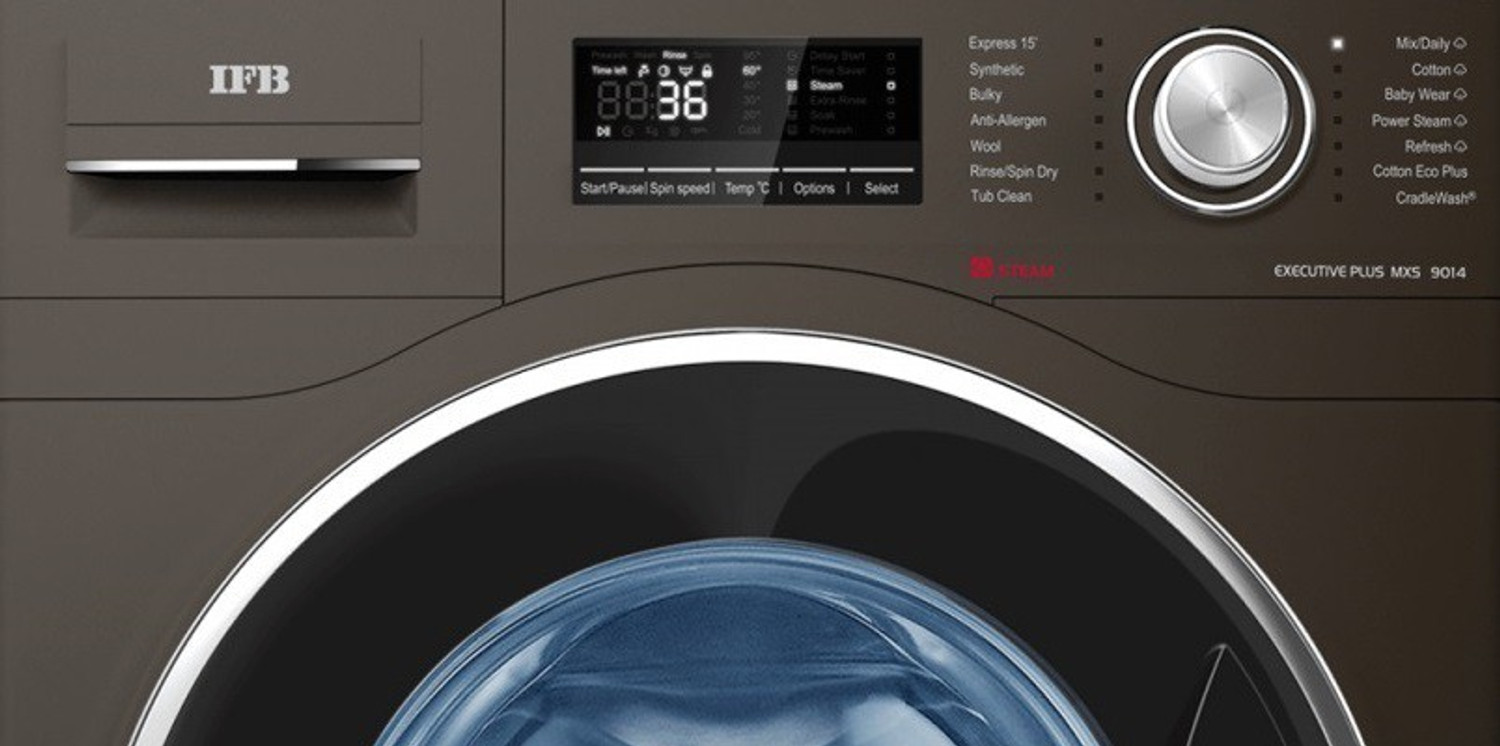 Image of IFB 9 kg Fully Automatic Front Load Washing Machine with In-built Heater Brown