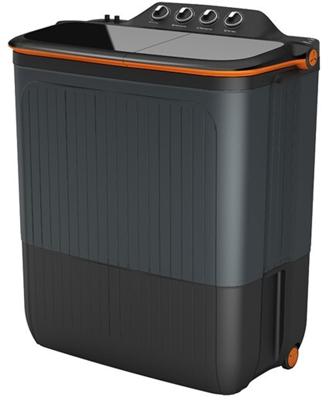Image of Lloyd 7.5 kg Semi Automatic Top Load Washing Machine Black