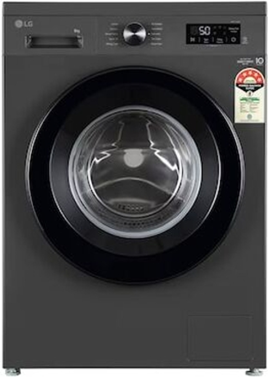 Image of LG 8 kg Fully Automatic Front Load Washing Machine Black