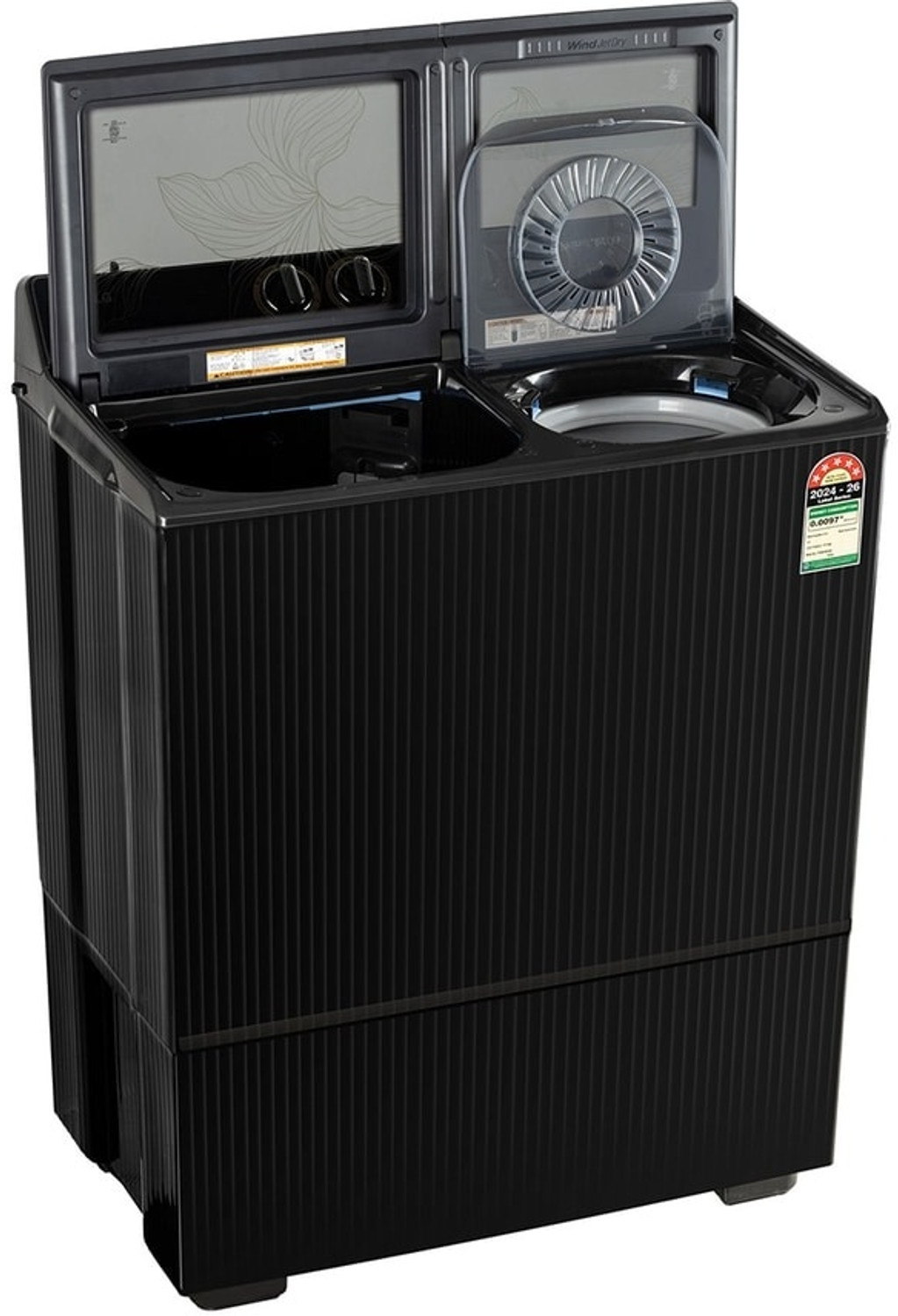 Image of LG 9 Kg Semi Automatic Top Load Washing Machine Black