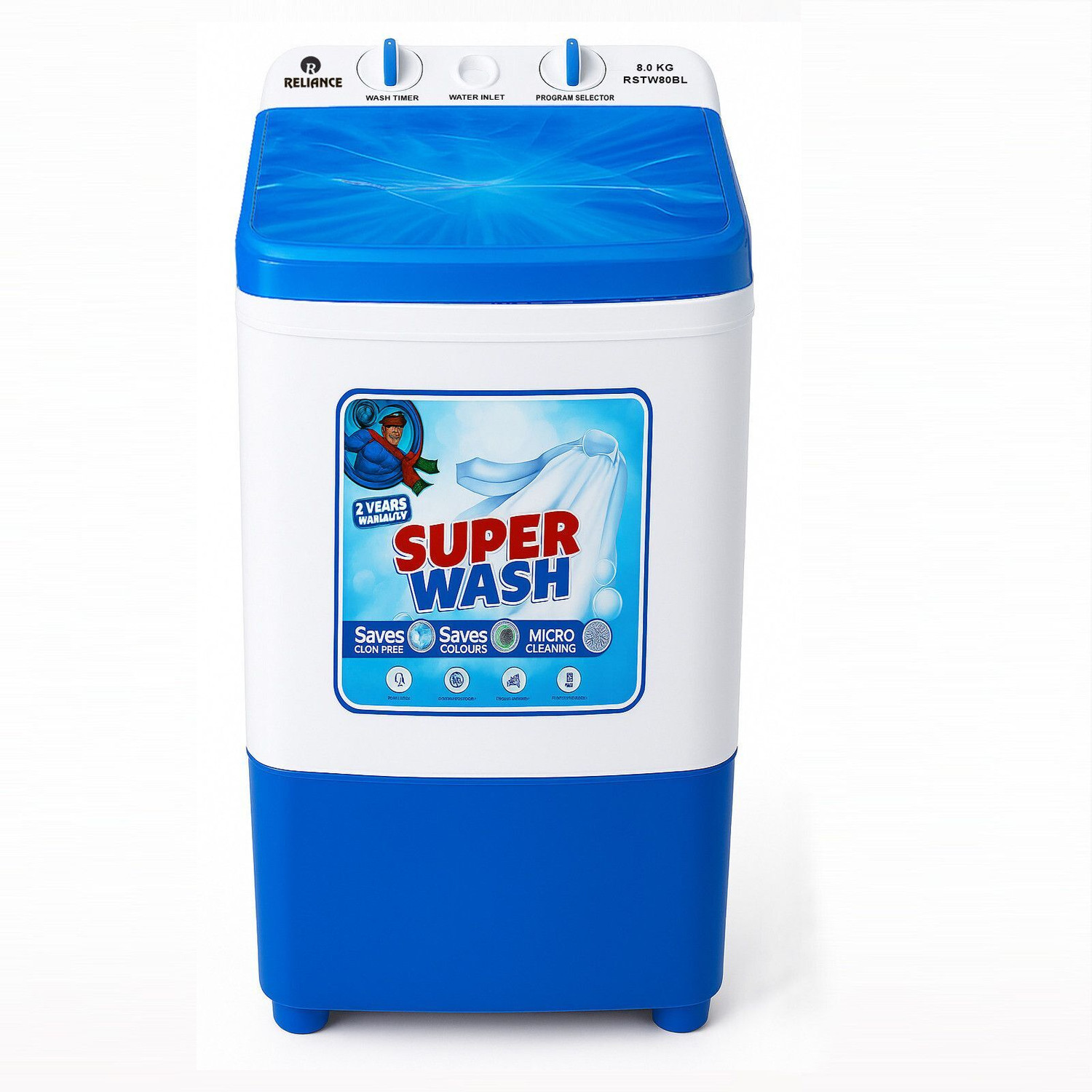 Image of Reliance 8 kg Washer only Blue